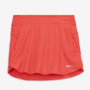 NIKE Coral Dri-Fit Golf Tennis Pickleball Active Sports Skort Skirt Size Large